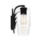 Quoizel Lansdowne 4-Light Matte Black Vanity Light LANS8632MBK - alternate 2